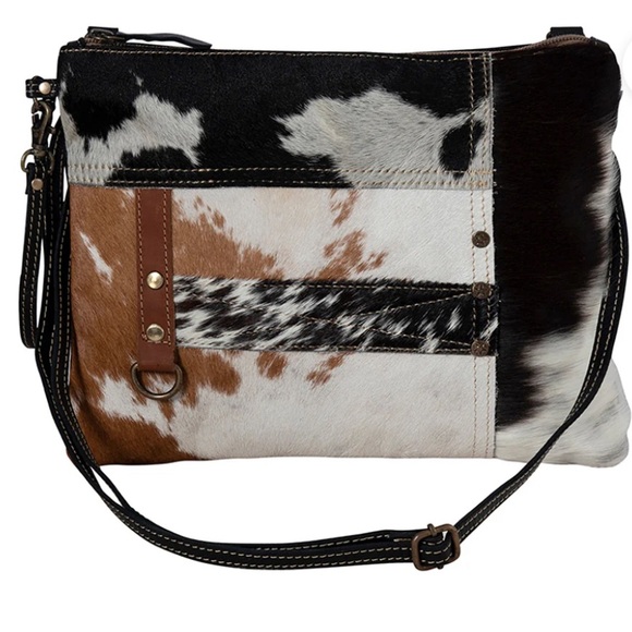 Myra Bag Handbags - Myra Bag Tyler Ridge Hair on Leather Crossbody EUC
